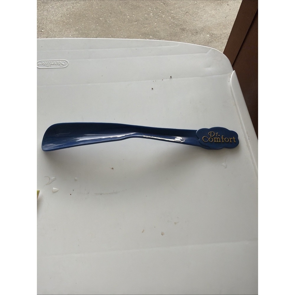 Dr. Comfort Shoe Horn Sturdy Flexible Long For Shoes Blue